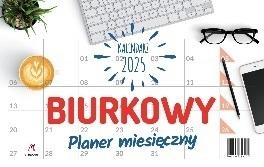 Kalendarz 2025 biurkowy planer stojący