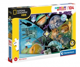 Puzzle National Geographic Kids 104: Explorers in Training (25715)