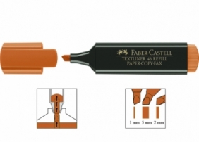Zakreślacz Faber-Castell Textliner 48 - pomarańczowy (154815 FC)