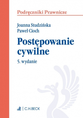 Postępowanie cywilne Podręczniki - Cioch Paweł, Studzińska Joanna