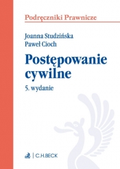 Postępowanie cywilne Podręczniki - Joanna Studzińska