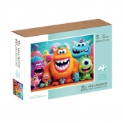 Alexander, Puzzle drewniane 50: Dream Team - Kudłate Potworki (5015)