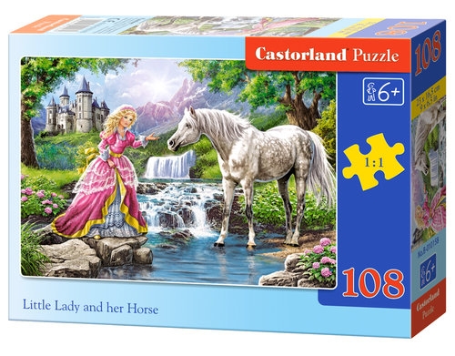 Puzzle Little Lady and her Horse 108 (010158)
