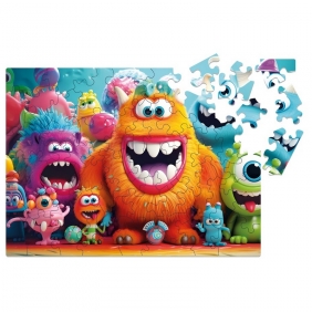 Alexander, Puzzle drewniane 50: Dream Team - Kudłate Potworki (5015)