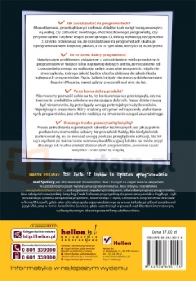 Programista poszukiwany - Spolsky Joel