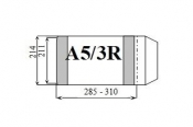 Okładka zeszytowa regulowana A5/3R (25szt) D&D