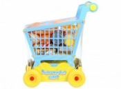 Wózek sklepowy z akcesoriami