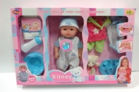 Lalka Bobas 30cm +akcesoria