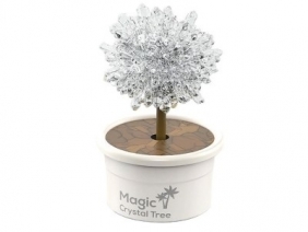 Magiczne drzewko kryształów srebrne