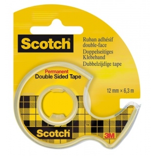 <img src='https://webimage.pl/pics/158/3/d021200593031.jpg' style='height:440px' /> Taśma biurowa dwustronna Scotch z dyspenserem 12mm x6,3m
