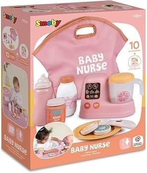 <img src='https://webimage.pl/pics/158/5/d3032162205051.jpg' style='height:440px' /> Smoby Baby Nurse zestaw z podgrzewaczem