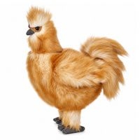 Maskotka Zoo Kura jedwabna brązowa 37 cm