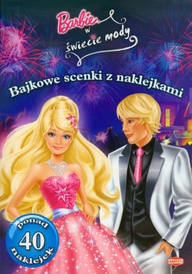 Barbie w świecie mody Bajkowe scenki z naklejkami