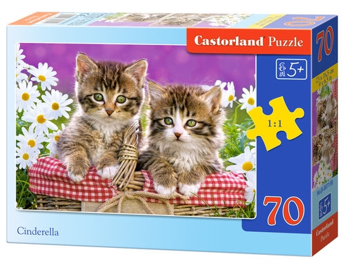 Puzzle Kittens in a Basket 70 (007158)