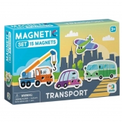 Zestaw magnesów - Transport, 15 el.