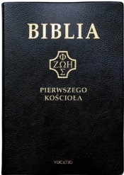 Biblia pierwszego Kościoła złocona czarna - Opracowanie zbiorowe