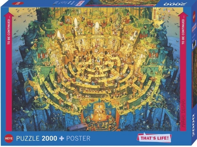 Puzzle 2000 To jest życie (Puzzle+plakat)