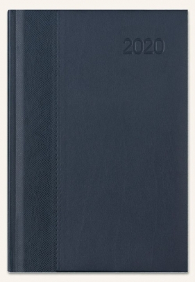 Kalendarz książkowy B5 Classic 2020 granat