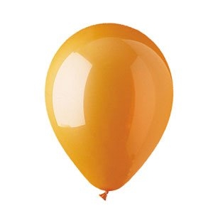 Balony pastelowe pomarańcz B85 27CM. 100SZT.  /0646-007/