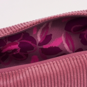 Saszetka duża Oxford Bloom - ciemnoróżowa