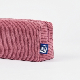 Saszetka duża Oxford Bloom - ciemnoróżowa