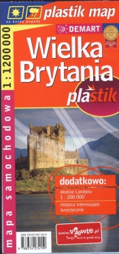 Wielka Brytania plastik mapa samochodowa 1:1200000 - <br />