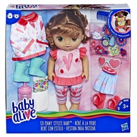 Lalka Baby Alive - Wiele stylów (E2102)