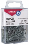 Spinacze metalowe Office Products 26mm 10x100 sztuk