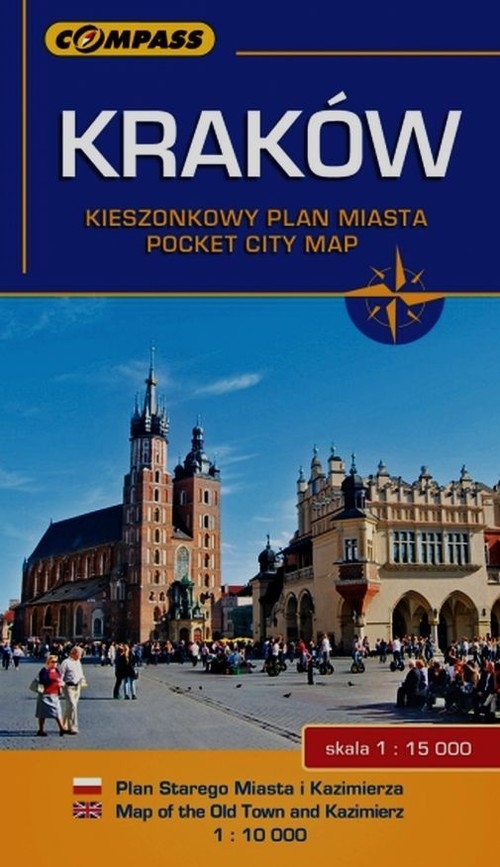 Kraków kieszonkowy plan miasta 1:15 000