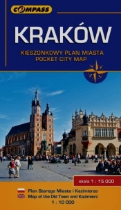 Kraków kieszonkowy plan miasta 1:15 000