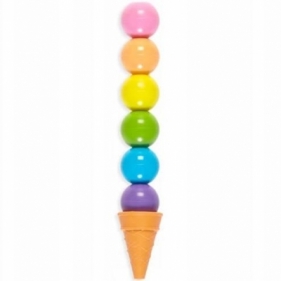 Kredka przekładana - Tęczowe lody