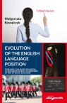 Evolution of the English Language Position Kowalczyk Małgorzata