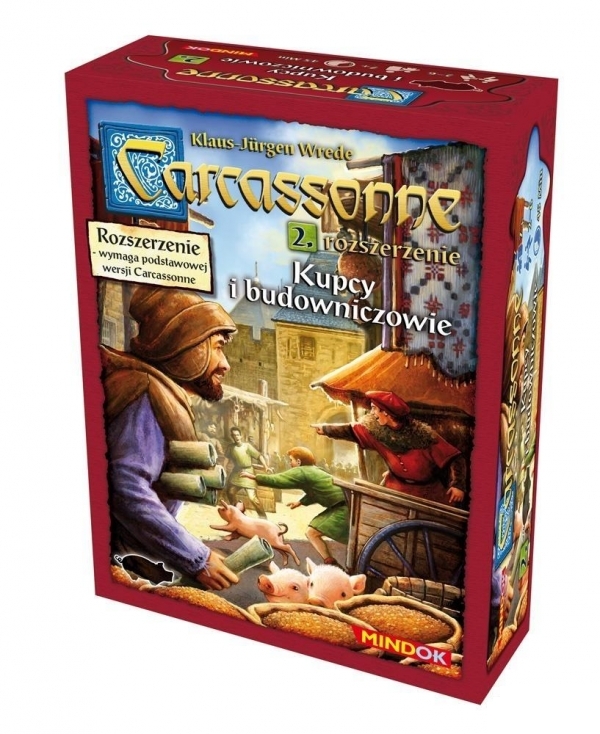 Carcassonne. Rozszerzenie 2. Kupcy i budowniczowie (0129)