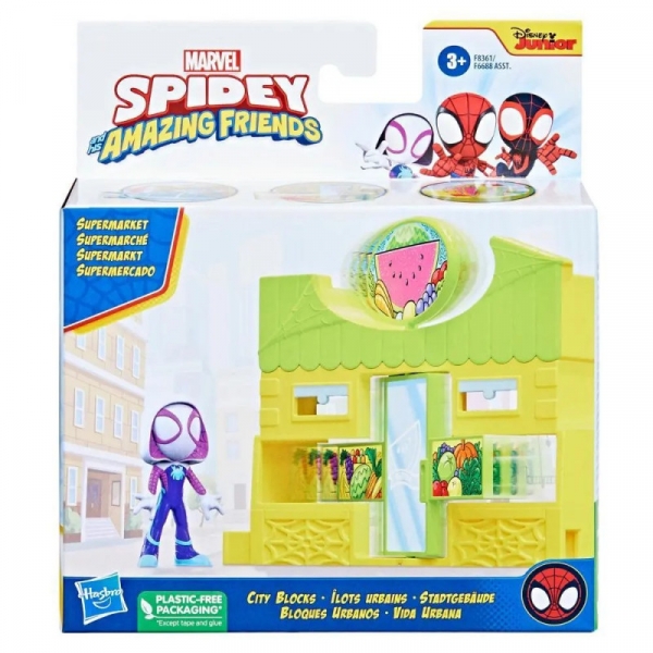Zestaw z figurką Spidey Supermarket (F6688/F8361)