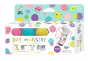 Dot Markery - 5 pastelowych kolorów
