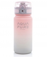 Astra, Bidon Aqua Pure 400ml  - pink/grey