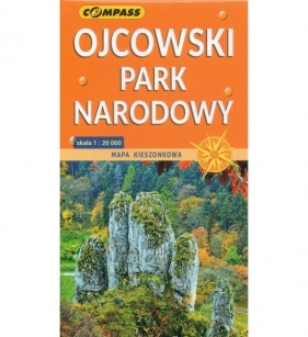 Ojcowski Park Narodowy, 1:20 000 - mapa turystyczna kieszonkowa (1580-2020) - praca zbiorowa