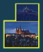 Puzzle 1000 Praga Wieczorem Neon DINO