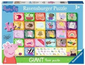 Ravensburger, Puzzle 24: Świnka Peppa Giant (03116)