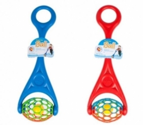 Zabawka do pchania kula z grzechotką