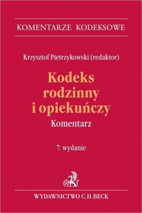 Kodeks rodzinny i opiekuńczy Komentarz