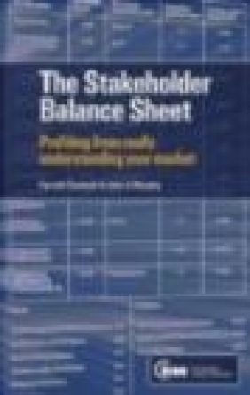 Stakeholder Balance Sheet John A. Murphy, Farrokh Suntook, F Suntook