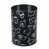 Skarbonka metalowa okrągła Kitty holograf