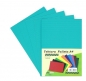Tektura A4 falista turkusowa 5szt