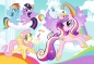 Puzzle 20 elementów Color Kucyki Pony w swojej krainie (36516)