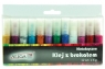 Klej z brokatem 6ml 12 kolorów
