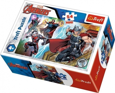 Puzzle mini 54: Bohaterowie The Avengers 4 TREFL
