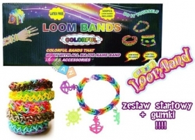 Zestaw startowy gumki loom bands szydełko - <br />