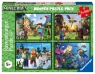 Ravensburger, Puzzle 4x100: Minecraft (5716)