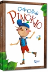 Pinokio kolorowe ilustracje, kreda, duża czcionka Carlo Collodi